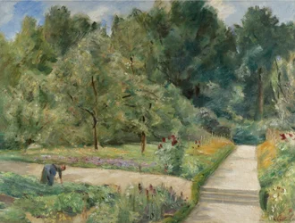 Der Nutzgarten in Wannsee nach Westen